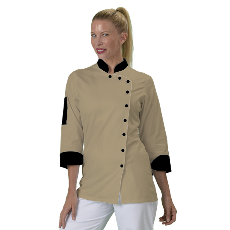 Veste de cuisine femme a personnaliser