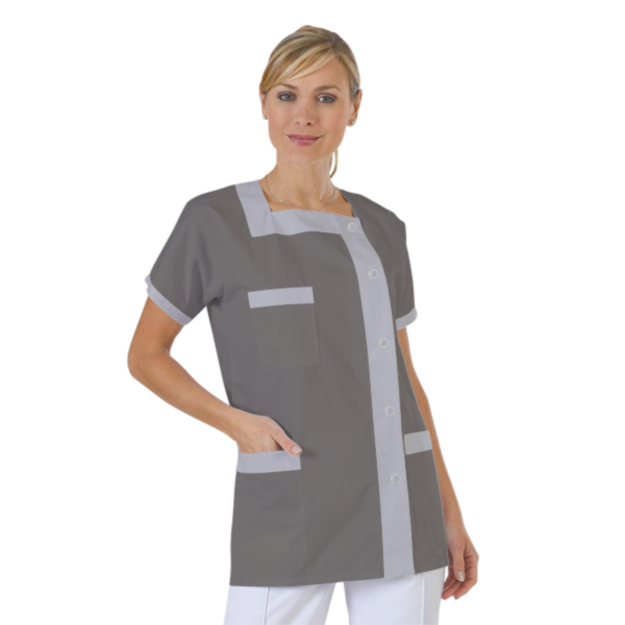 blouse-medicale-col-carre-a-personnaliser acheté - par Claire - le 29-12-2023