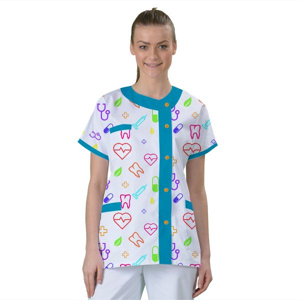 blouse-de-travail-personnalisee-tunique-medicale acheté - par Stéphanie - le 21-11-2020