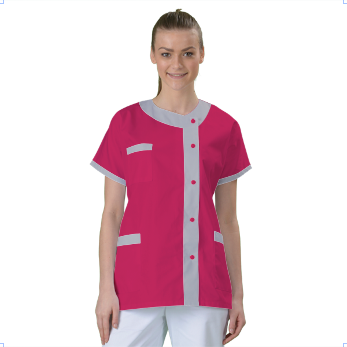 blouse-medicale-col-carre-a-personnaliser acheté - par Dorothee - le 16-05-2018
