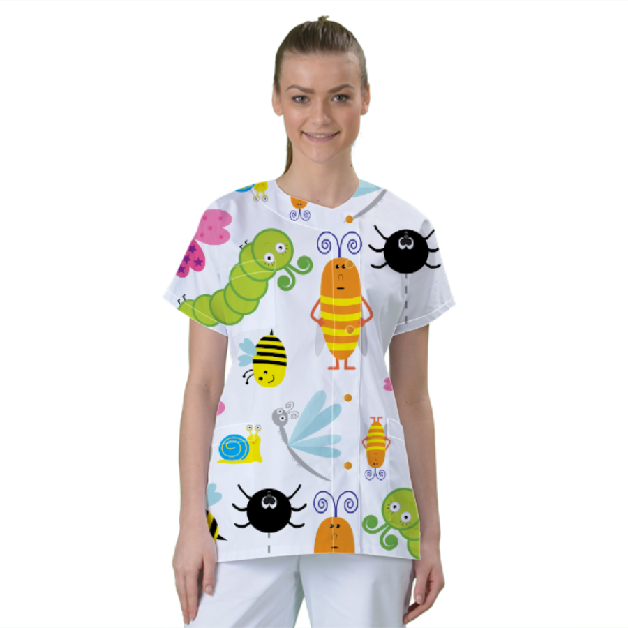 blouse-de-travail-personnalisee-tunique-medicale acheté - par Alexia - le 04-03-2024