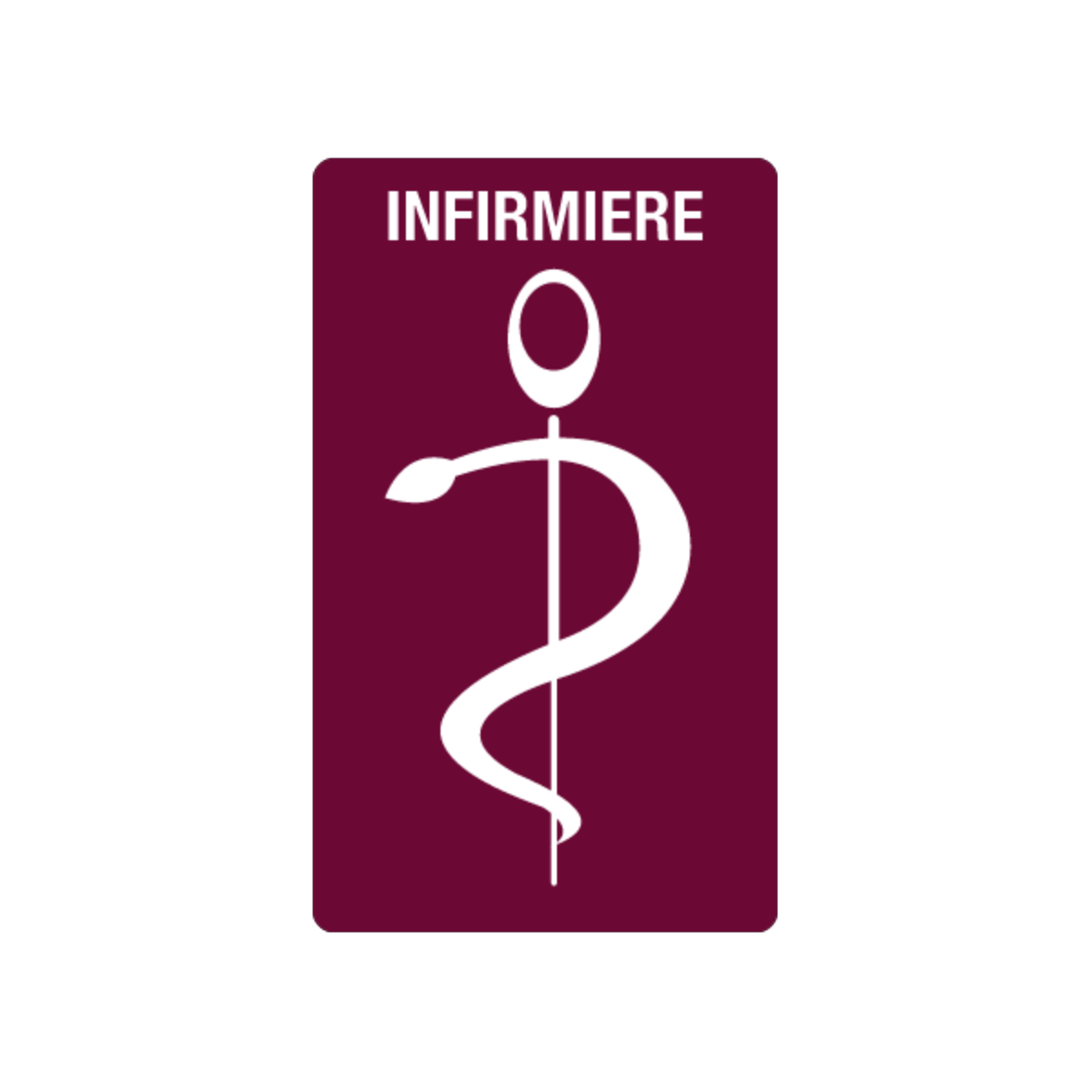 caducee-infirmiere-personnaliser-en-linge acheté - par Delphine - le 19-11-2018