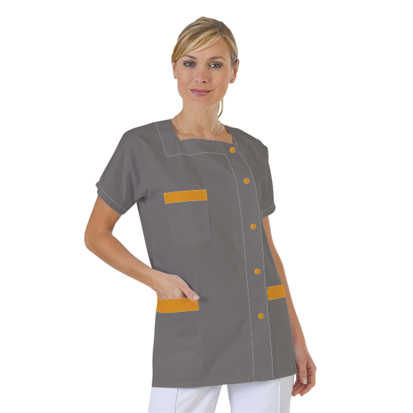 blouse-medicale-col-carre-a-personnaliser acheté - par Olivier - le 20-07-2021