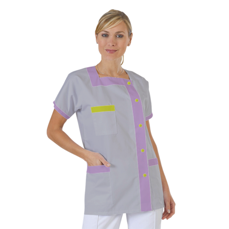 blouse-medicale-col-carre-a-personnaliser acheté - par Martine - le 25-03-2017