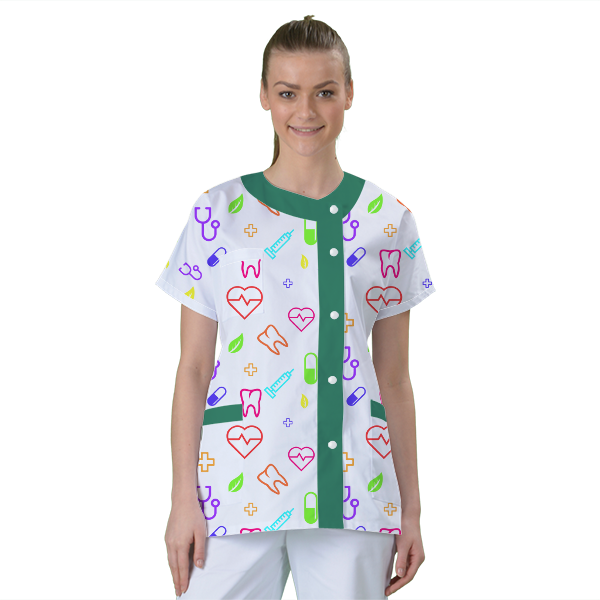 blouse-de-travail-personnalisee-tunique-medicale acheté - par Aurelie - le 23-04-2020