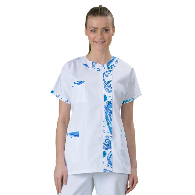 blouse-de-travail-personnalisee-tunique-medicale acheté - par Catherine - le 01-03-2023