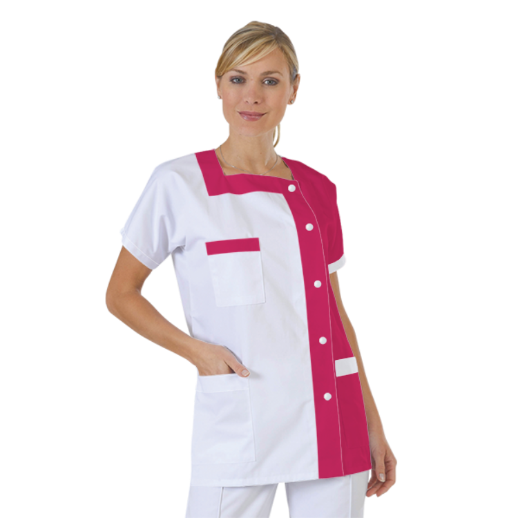 blouse-medicale-col-carre-a-personnaliser acheté - par Severine - le 17-11-2018