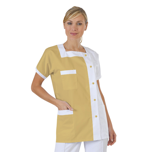 blouse-medicale-col-carre-a-personnaliser acheté - par Aurore - le 08-07-2019