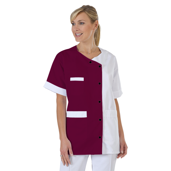 blouse-infirmiere-personnalise-col-trapeze acheté - par Isabelle - le 01-09-2018