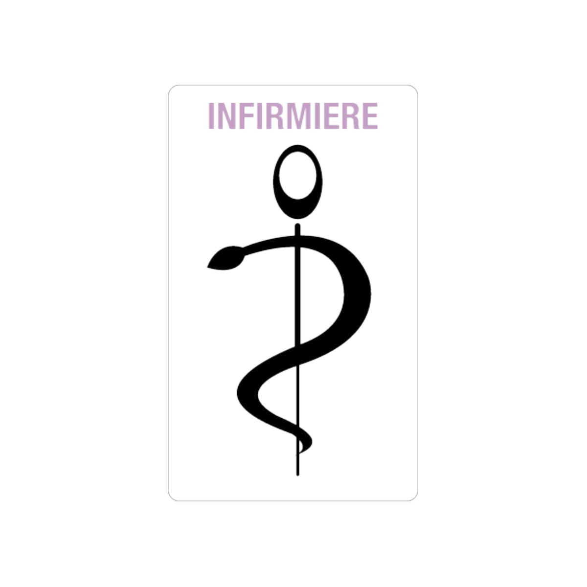 caducee-infirmiere-personnaliser-en-linge acheté - par Océane - le 29-11-2019