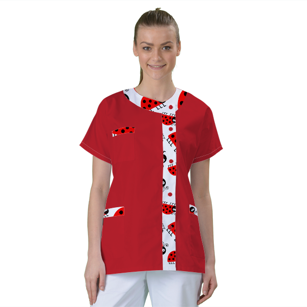 blouse-de-travail-personnalisee-tunique-medicale acheté - par Sophie - le 04-06-2020