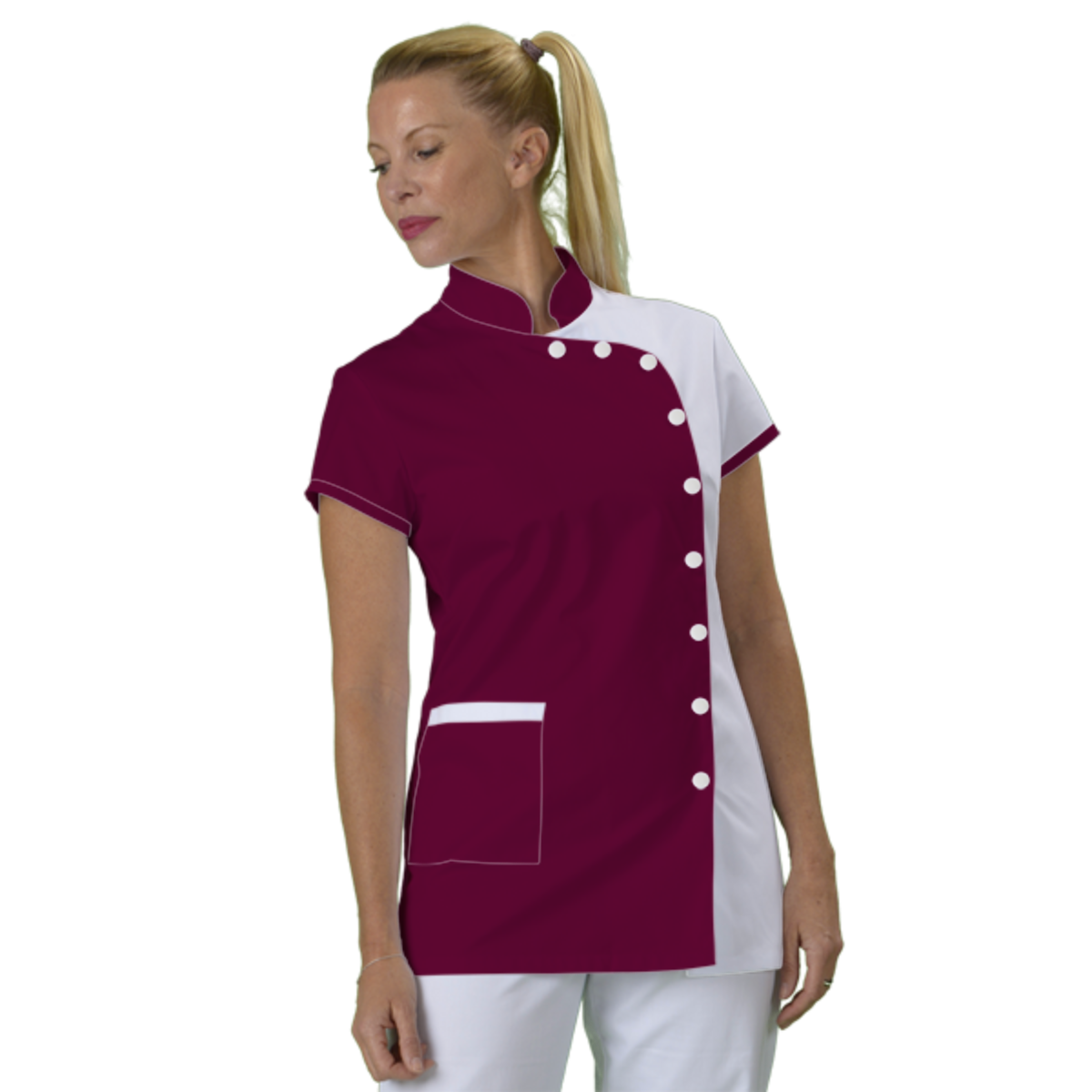 tunique-medicale-infirmiere-personnalisee-col-mao acheté - par Acelia - le 17-04-2026