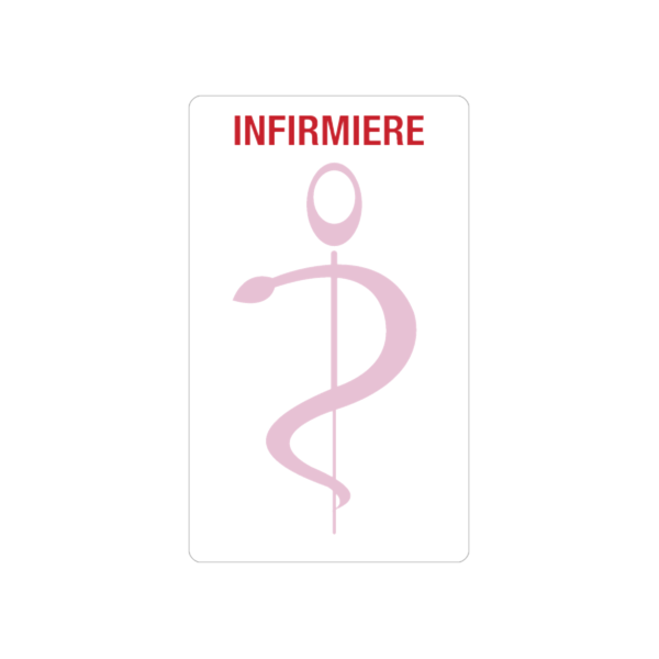 Caducée infirmière personnalisable