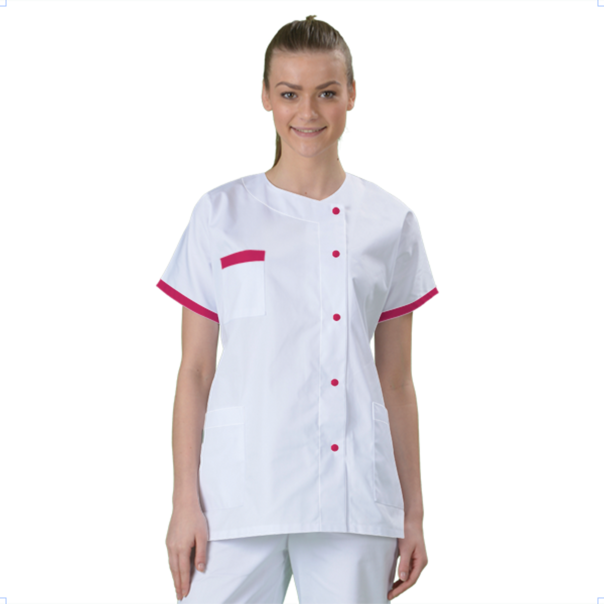 blouse-medicale-col-carre-a-personnaliser acheté - par Fadia  - le 11-02-2017
