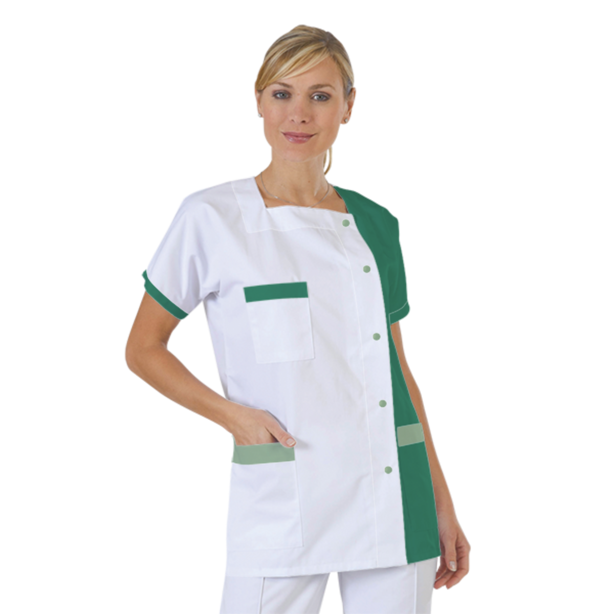 blouse-medicale-col-carre-a-personnaliser acheté - par ADA - le 23-09-2025