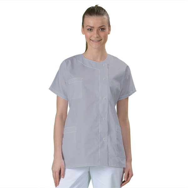 blouse-medicale-col-carre-a-personnaliser acheté - par Julie - le 28-10-2020