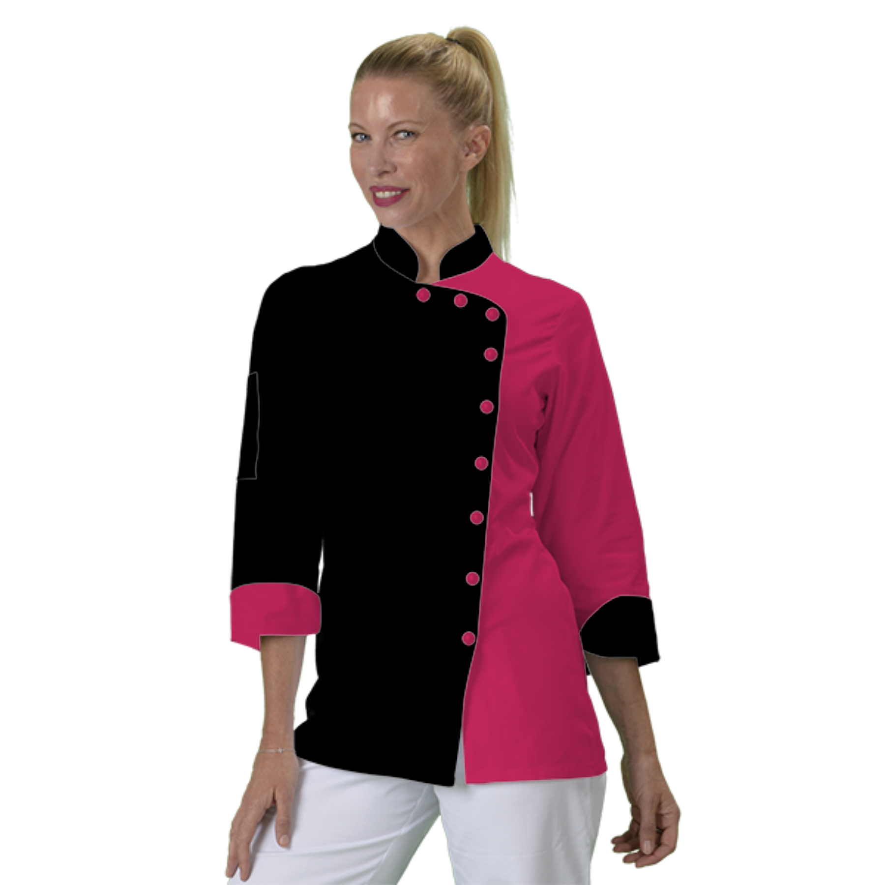 Veste de cuisine femme a personnaliser