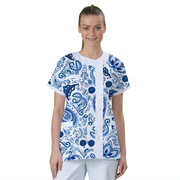 blouse-de-travail-personnalisee-tunique-medicale acheté - par Catherine - le 08-05-2024