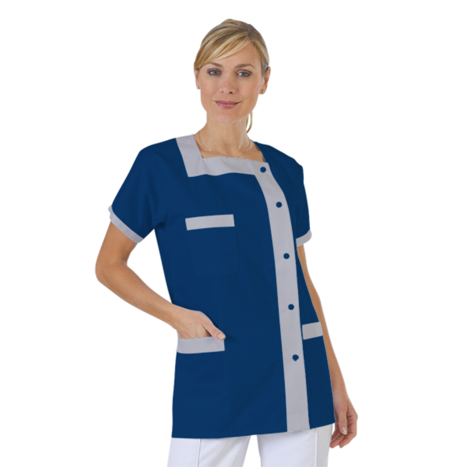 blouse-medicale-col-carre-a-personnaliser acheté - par Vanessa  - le 07-03-2026