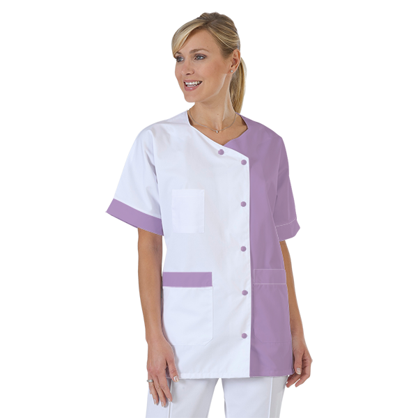 blouse-infirmiere-personnalise-col-trapeze acheté - par Magali - le 30-08-2022