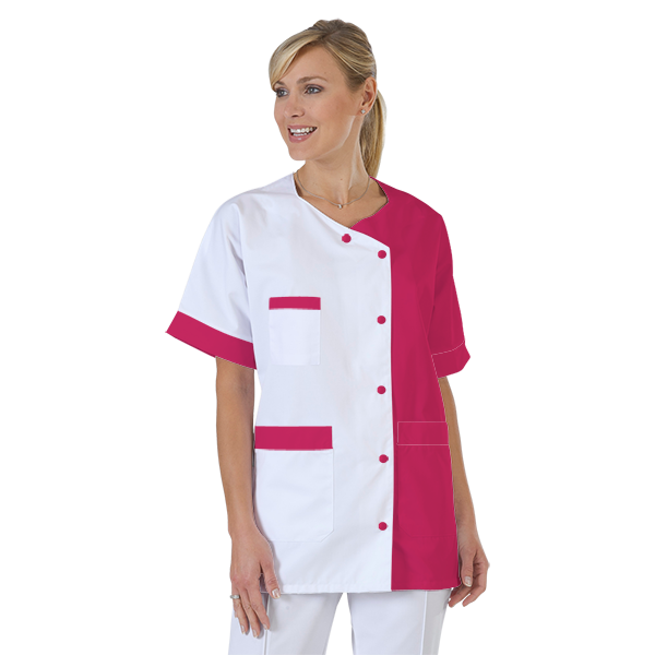 blouse-infirmiere-personnalise-col-trapeze acheté - par Nathalie - le 14-03-2017