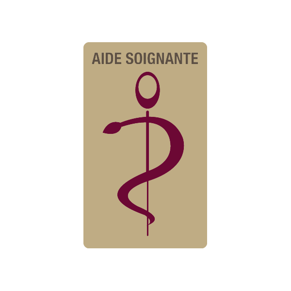 caducee-aide-soignante-personnalisable acheté - par Leslie - le 25-03-2020