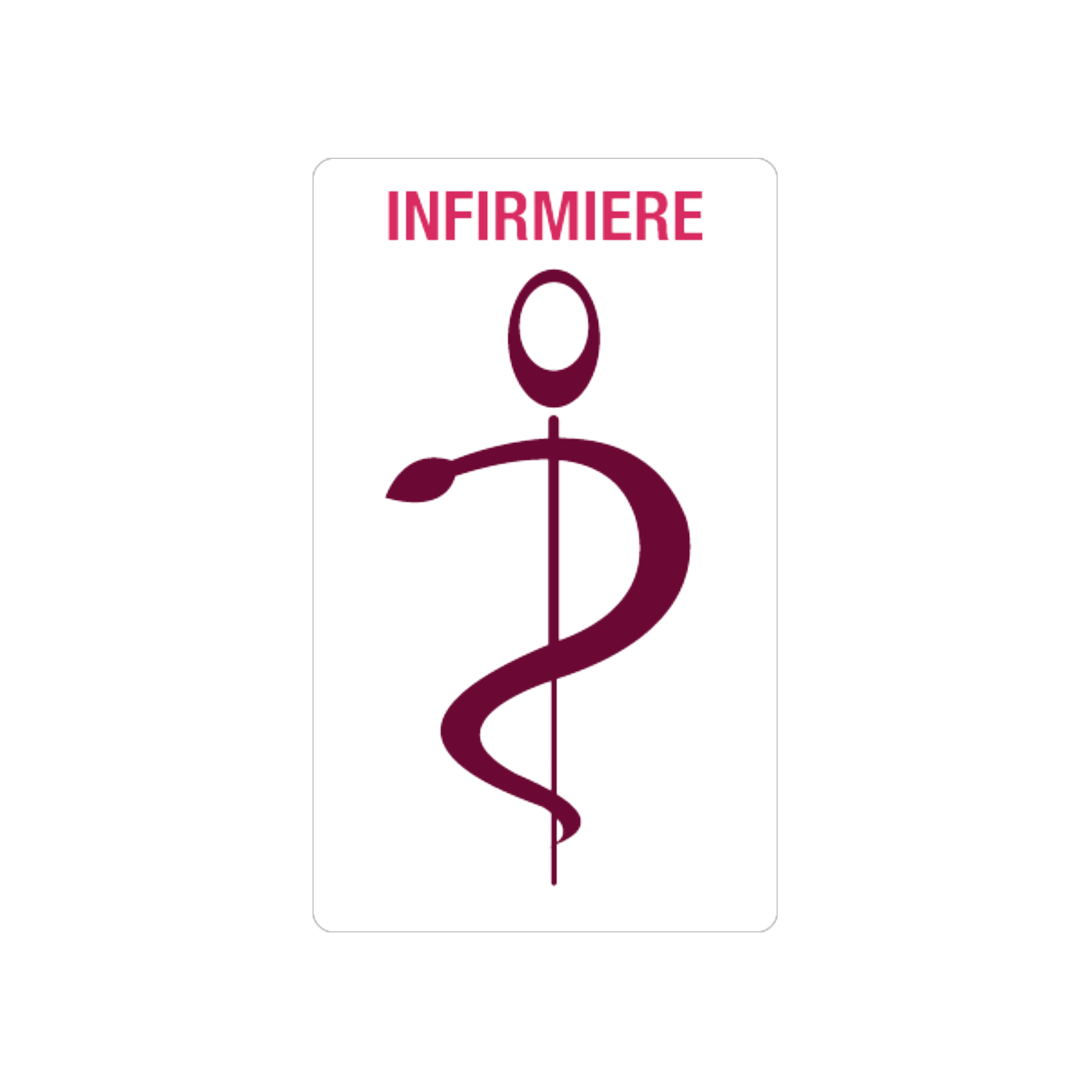 caducee-infirmiere-personnaliser-en-linge acheté - par Richard - le 31-01-2024