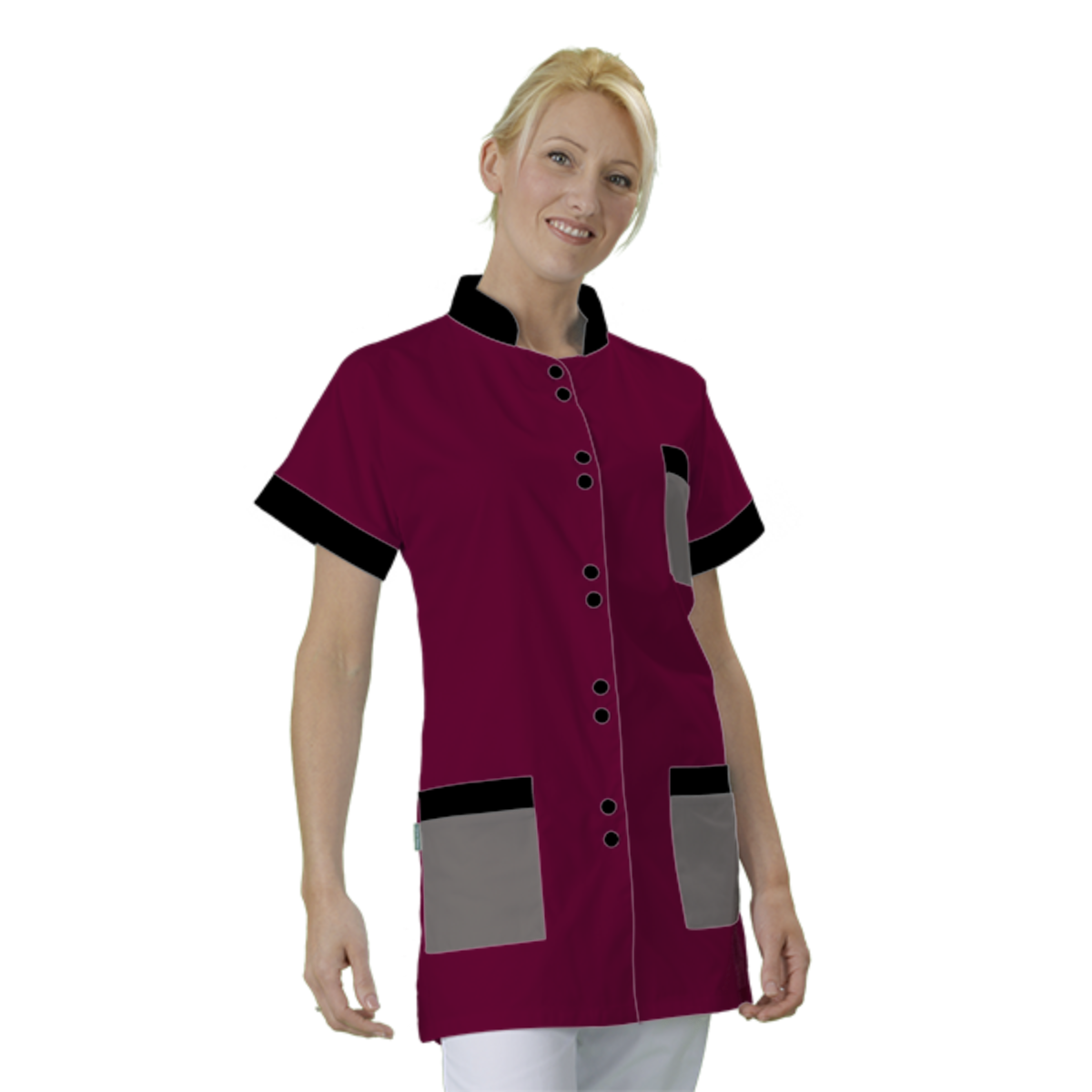 tunique-de-travail-col-mao-a-personnaliser acheté - par Katia - le 01-09-2026