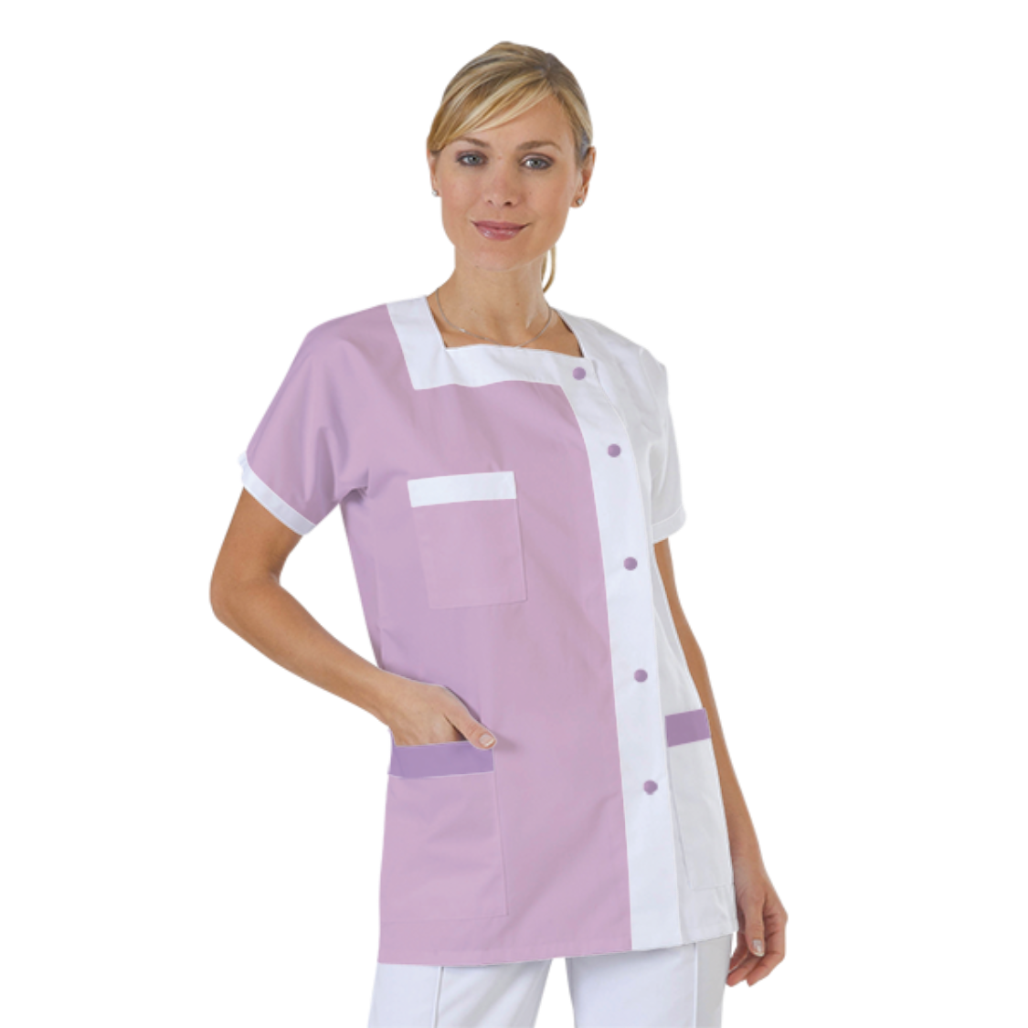blouse-medicale-col-carre-a-personnaliser acheté - par Marion - le 29-12-2021