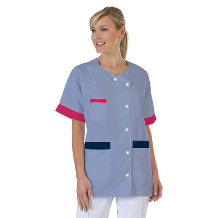 blouse-infirmiere-personnalise-col-trapeze acheté - par Silvia - le 30-09-2025