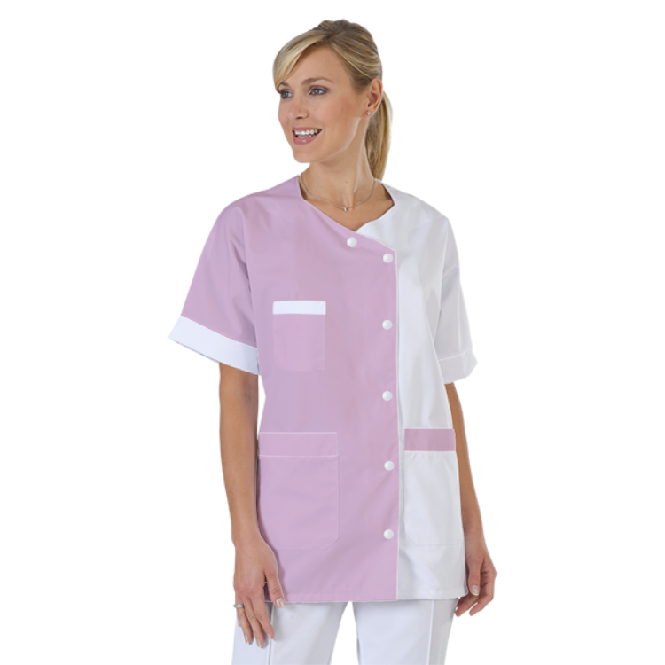 blouse-infirmiere-personnalise-col-trapeze acheté - par Magali - le 30-07-2025