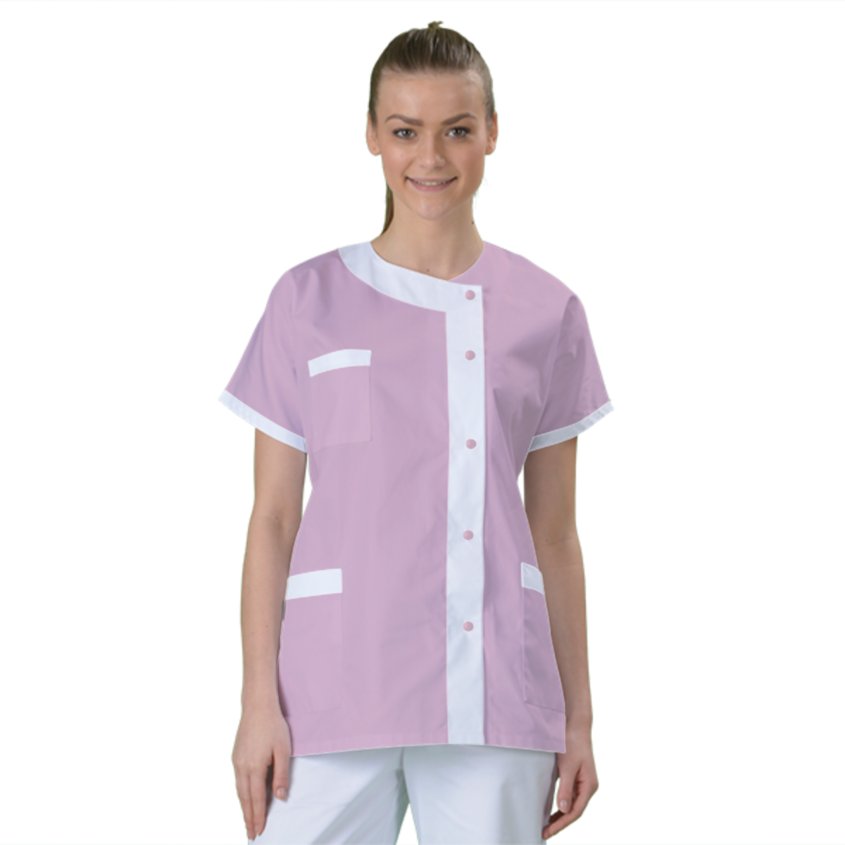 blouse-medicale-col-carre-a-personnaliser acheté - par Alexandra  - le 04-04-2019