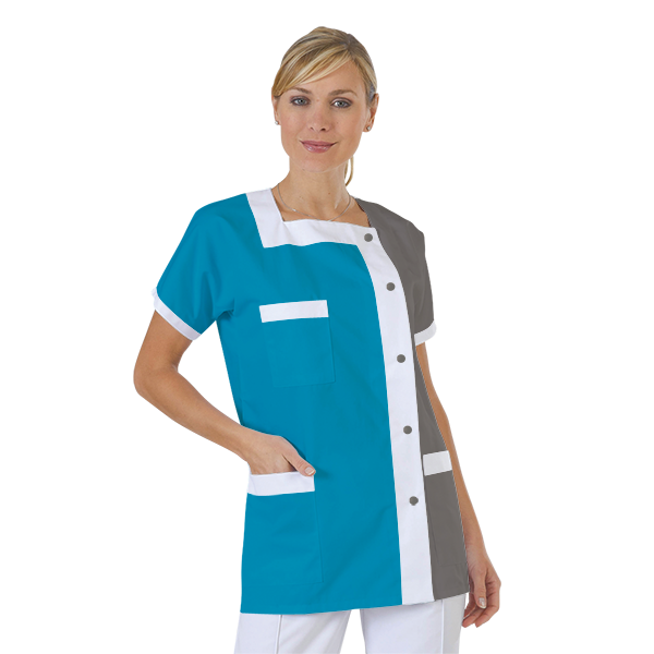 blouse-medicale-col-carre-a-personnaliser acheté - par Claire - le 08-03-2022