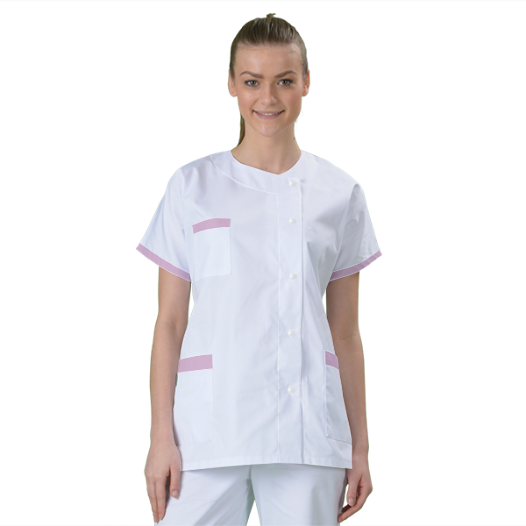 blouse-medicale-col-carre-a-personnaliser acheté - par Andrea - le 25-01-2020
