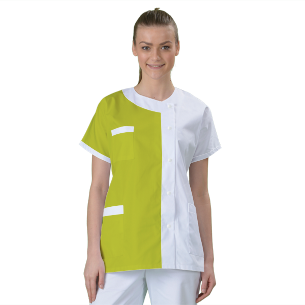 blouse-medicale-col-carre-a-personnaliser acheté - par Valérie - le 18-09-2021