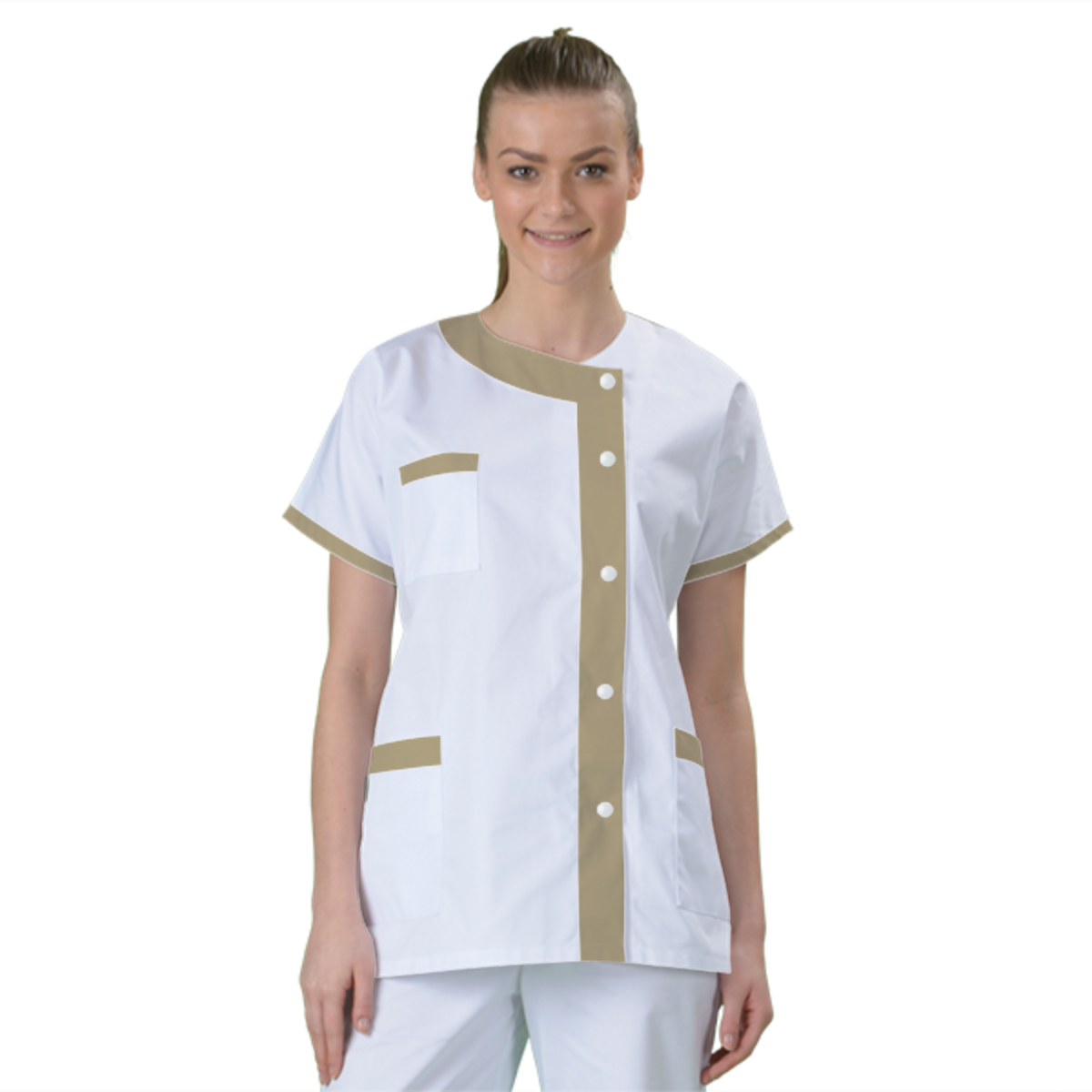 tunique-de-travail-polyvalente-medicale-industrie-soins-a-domicile acheté - par Marie - le 01-05-2026
