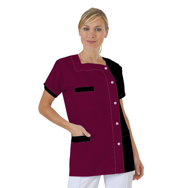 blouse-medicale-col-carre-a-personnaliser acheté - par Aud - le 17-10-2019