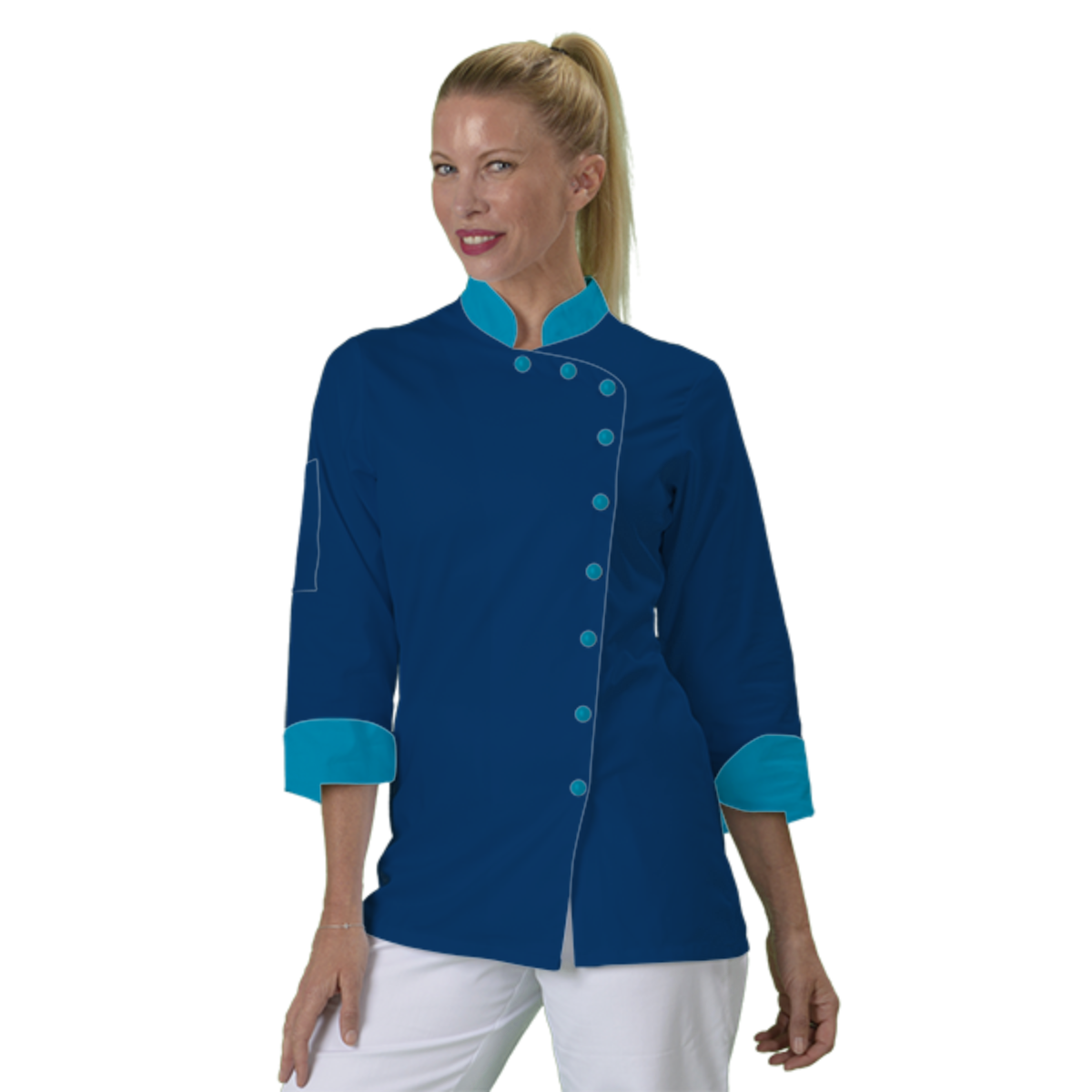 Veste de cuisine femme a personnaliser