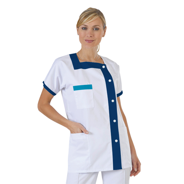 blouse-medicale-col-carre-a-personnaliser acheté - par Severine - le 29-11-2018