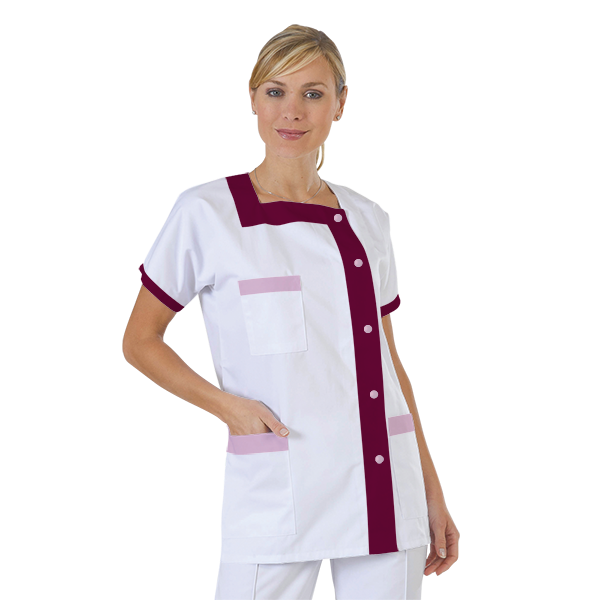 blouse-medicale-col-carre-a-personnaliser acheté - par Gwendoline - le 13-04-2018