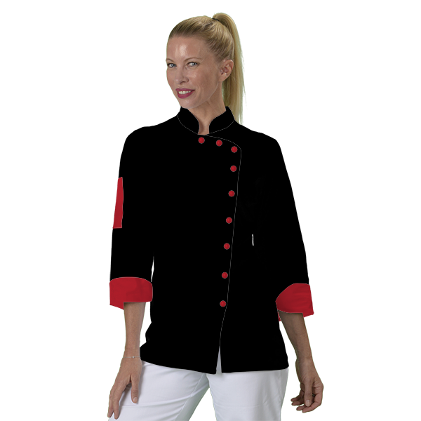 Veste de cuisine femme a personnaliser