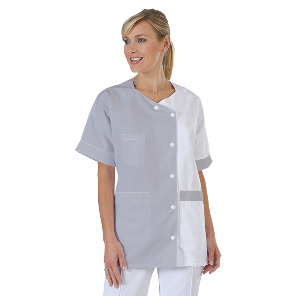 blouse-infirmiere-personnalise-col-trapeze acheté - par Clelia - le 30-05-2020