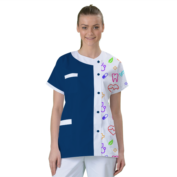 blouse-de-travail-personnalisee-tunique-medicale acheté - par Julie - le 09-11-2020