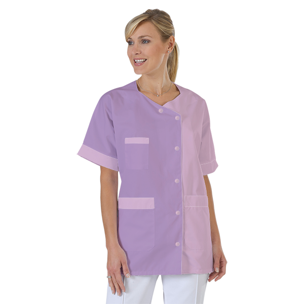 blouse-infirmiere-personnalise-col-trapeze acheté - par Elizabete - le 05-09-2021