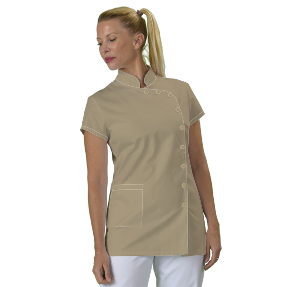 tunique-medicale-infirmiere-col-mao-a-personnaliser acheté - par Inès - le 24-09-2025