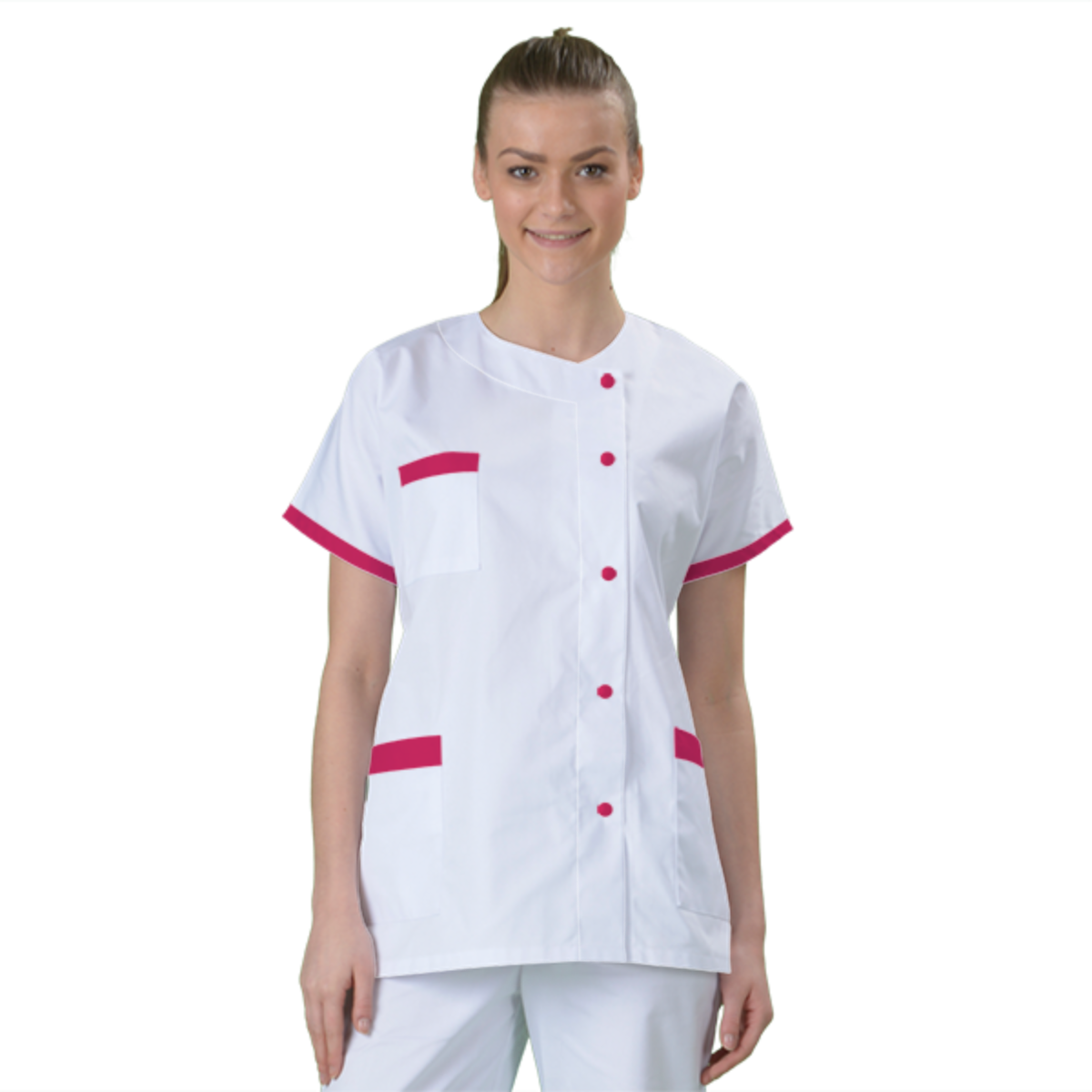 blouse-medicale-col-carre-a-personnaliser acheté - par Beatrice - le 06-03-2017