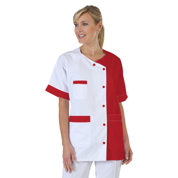 blouse-infirmiere-personnalise-col-trapeze acheté - par Anne - le 03-02-2017