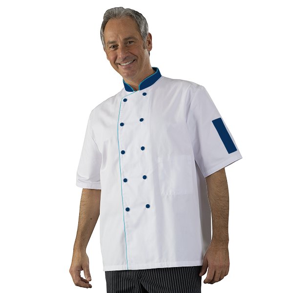 veste-de-cuisine-a-personnaliser-manches-courtes acheté - par Alain - le 02-06-2019