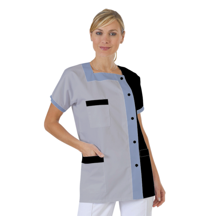 blouse-medicale-col-carre-a-personnaliser acheté - par Sandrine - le 31-12-2018