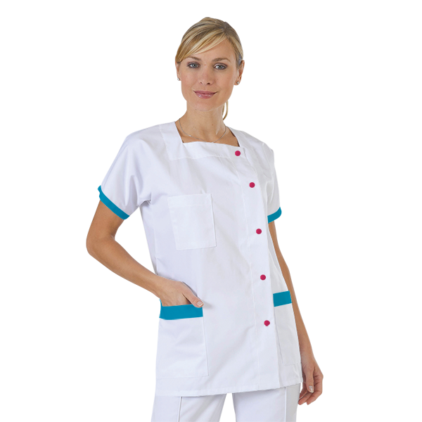 blouse-medicale-col-carre-a-personnaliser acheté - par Françoise - le 25-02-2020